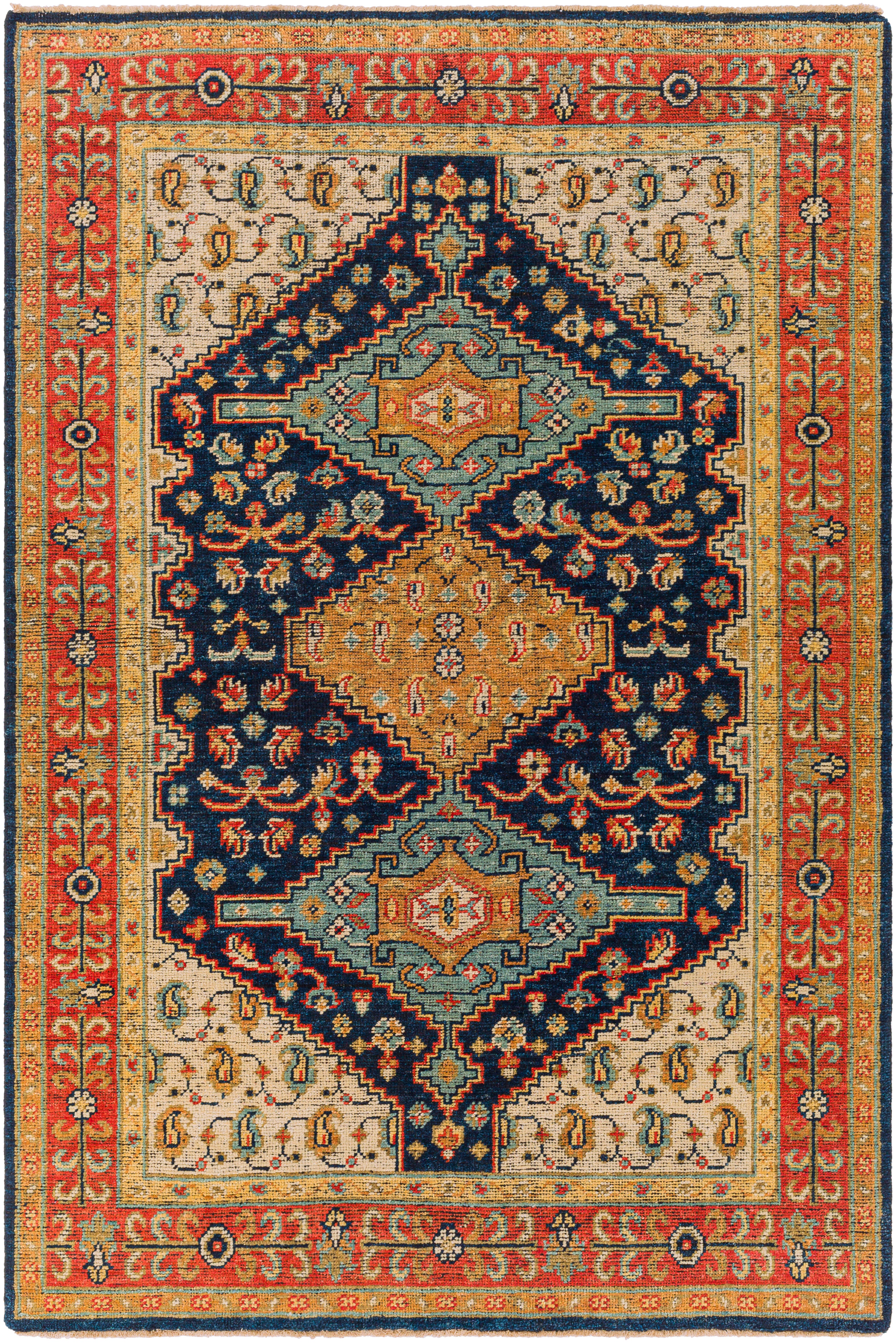 Reign 27335 Hand Knotted Wool Indoor Area Rug by Surya Rugs – The Rug Store