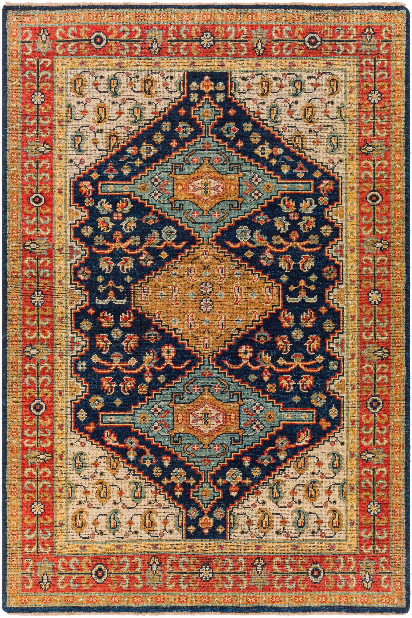 Reign 27335 Hand Knotted Wool Indoor Area Rug by Surya Rugs