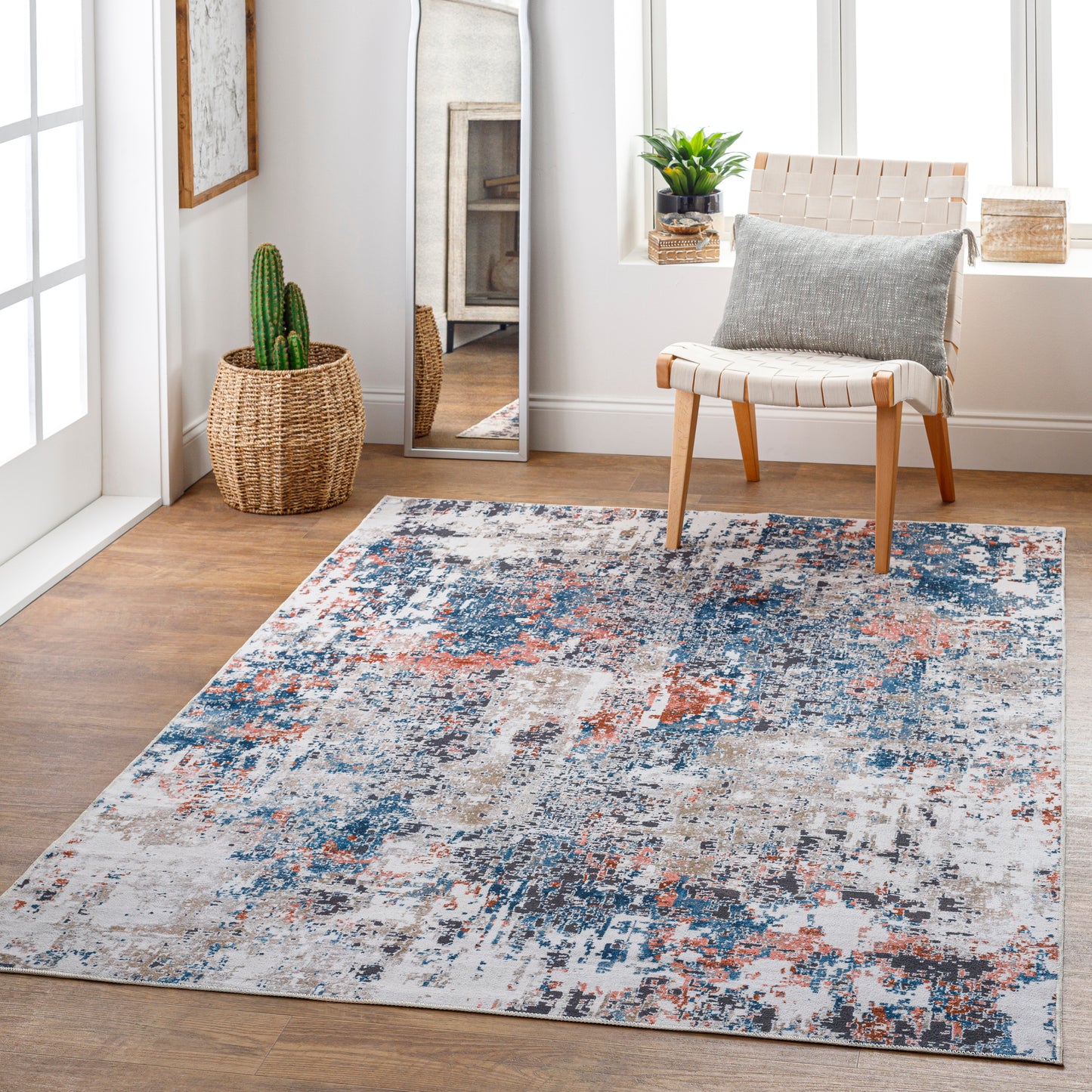 Regen 30096 Machine Woven Synthetic Blend Indoor Area Rug by Surya Rugs