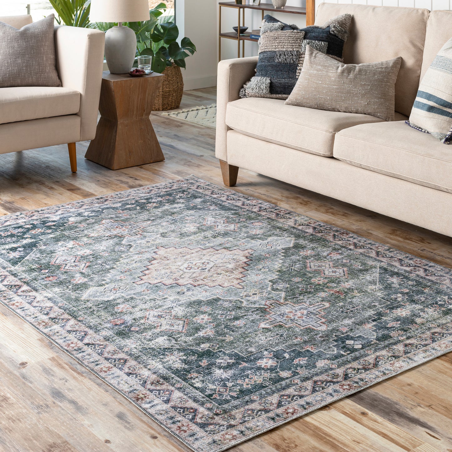 Regen 30323 Machine Woven Synthetic Blend Indoor Area Rug by Surya Rugs