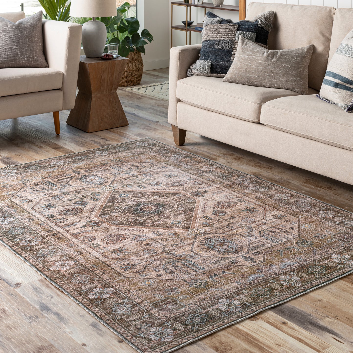 Regen 30325 Machine Woven Synthetic Blend Indoor Area Rug by Surya Rugs