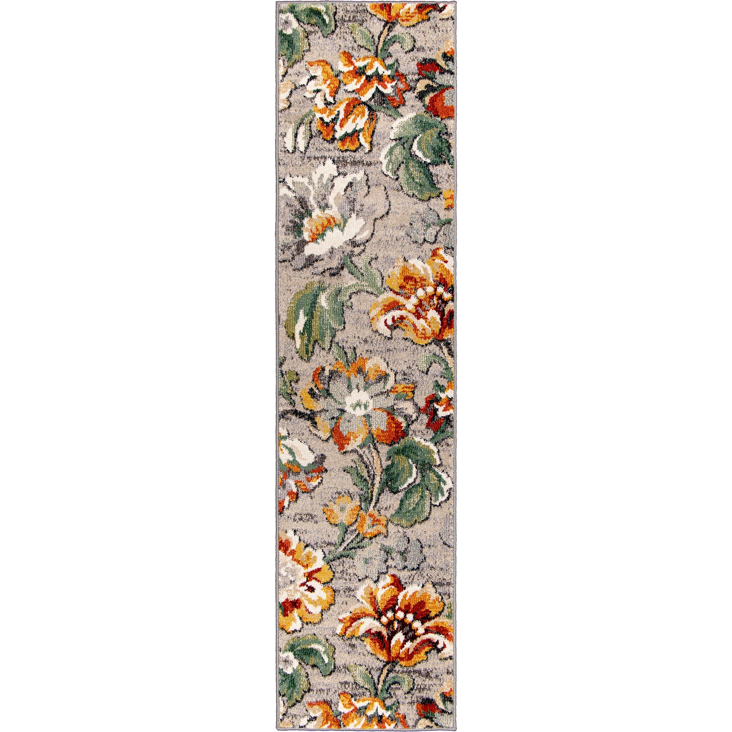 Orian Rugs Simply Southern Cottage Franklin Floral ASC/FRAF Distressed Grey Area Rug