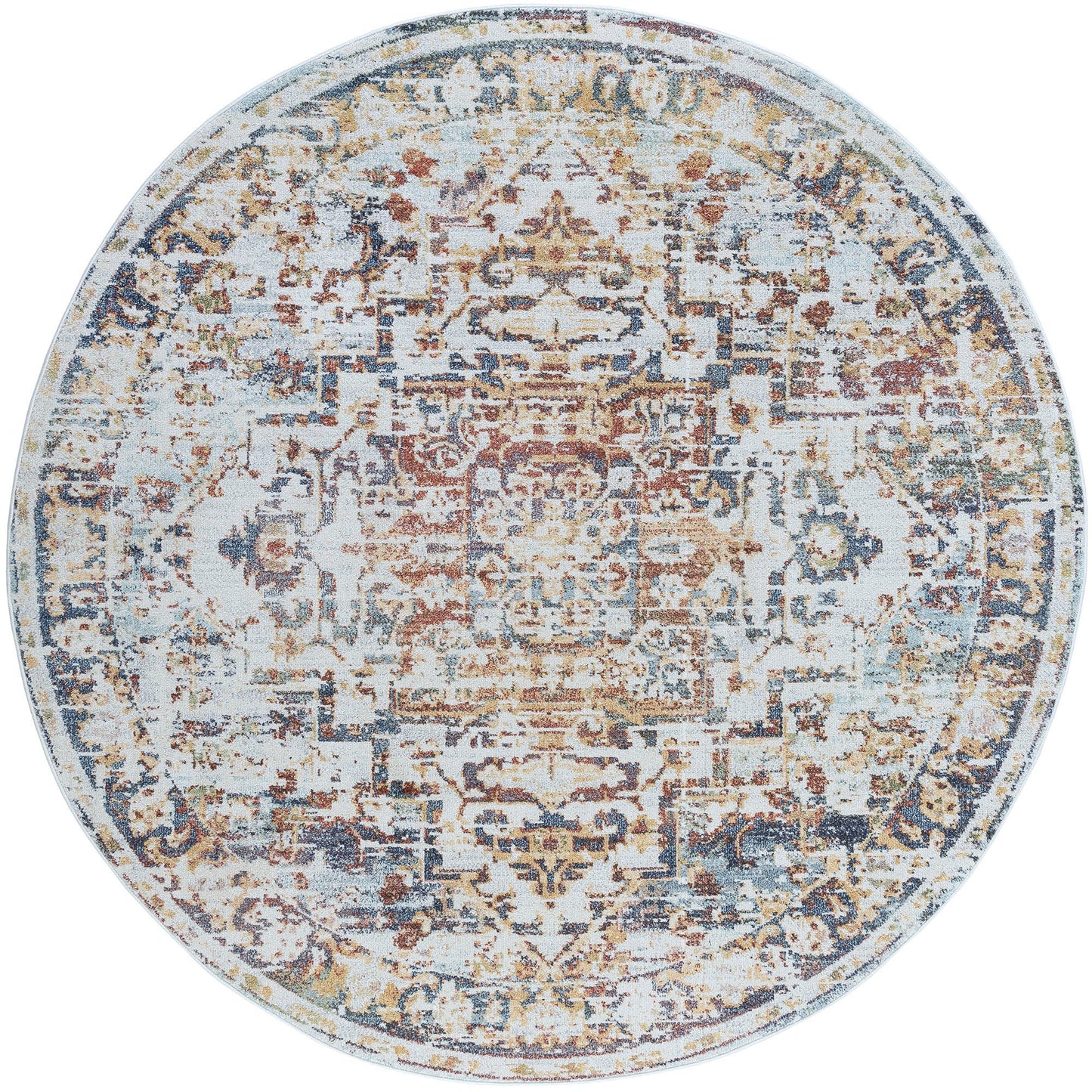 Reina-REI14 Cut Pile Synthetic Blend Indoor Area Rug by Tayse Rugs