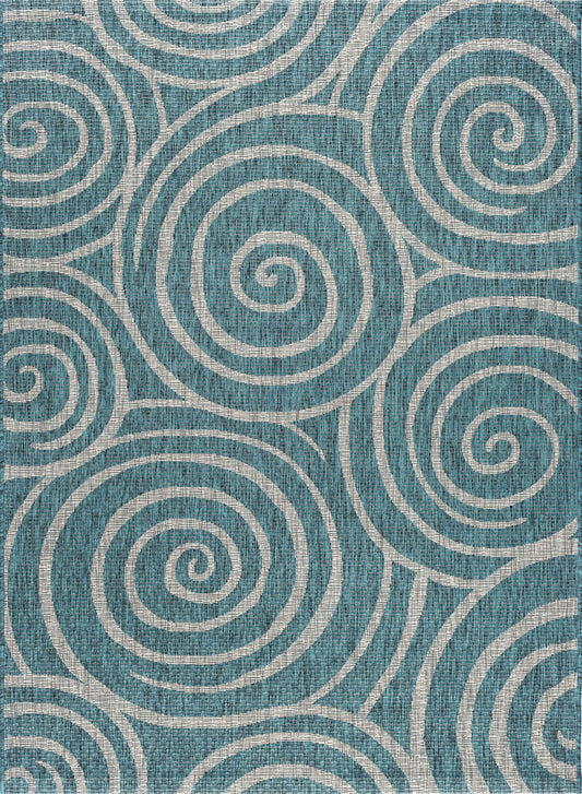 Veranda-VND19 Flat Weave Synthetic Blend Indoor/Outdoor Area Rug by Tayse Rugs