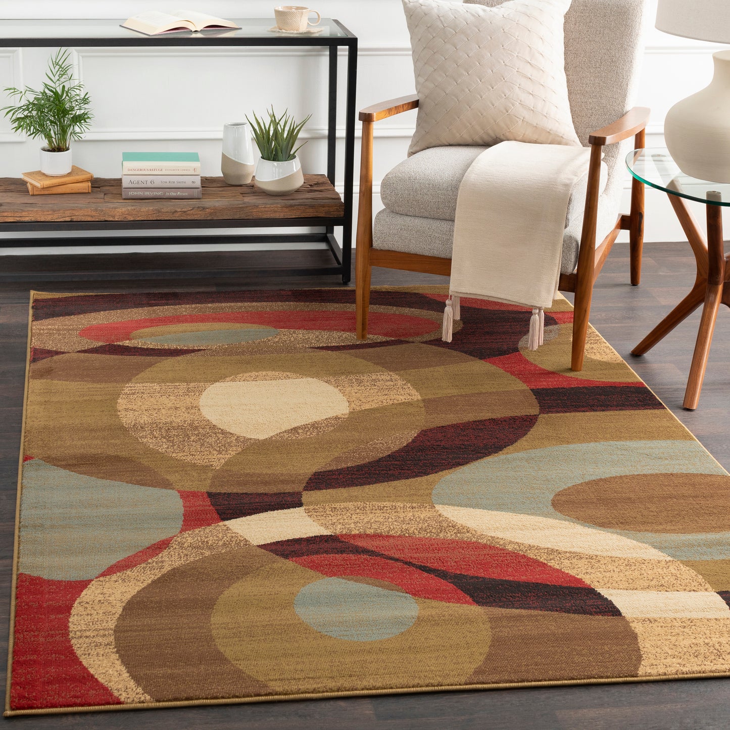 Riley 1681 Machine Woven Synthetic Blend Indoor Area Rug by Surya Rugs