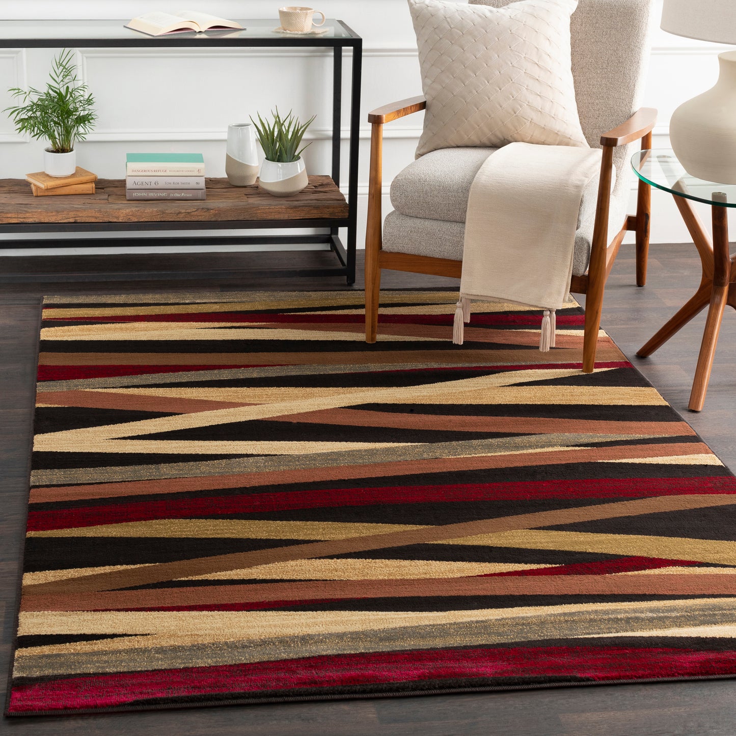 Riley 1005 Machine Woven Synthetic Blend Indoor Area Rug by Surya Rugs