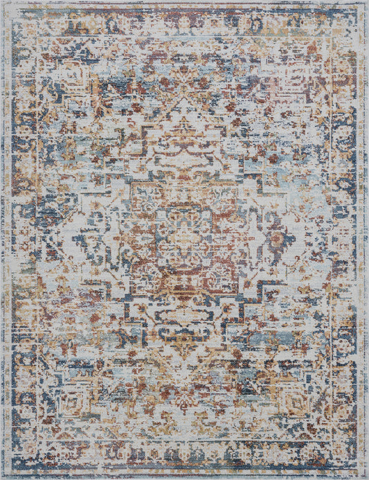 Reina-REI14 Cut Pile Synthetic Blend Indoor Area Rug by Tayse Rugs