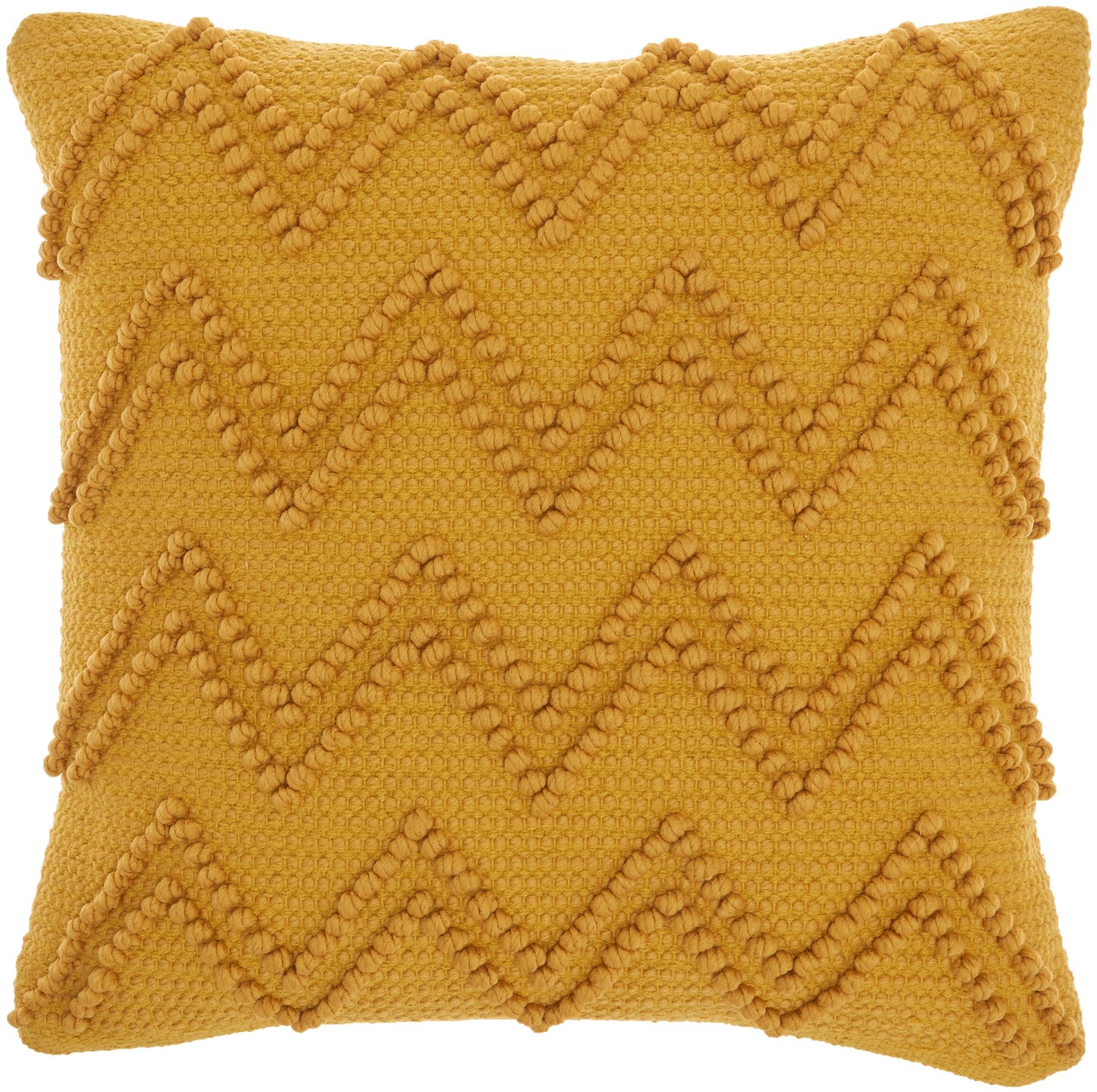 Life Styles GC104 Cotton Chevron Loops Throw Pillow From Mina Victory By Nourison Rugs