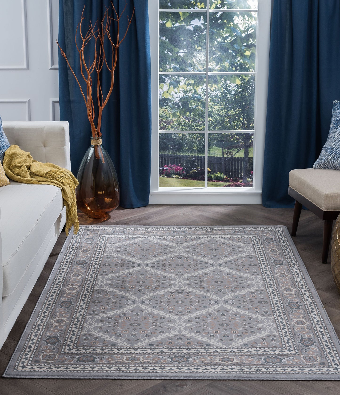 Madison-MDN37 Cut Pile Synthetic Blend Indoor Area Rug by Tayse Rugs