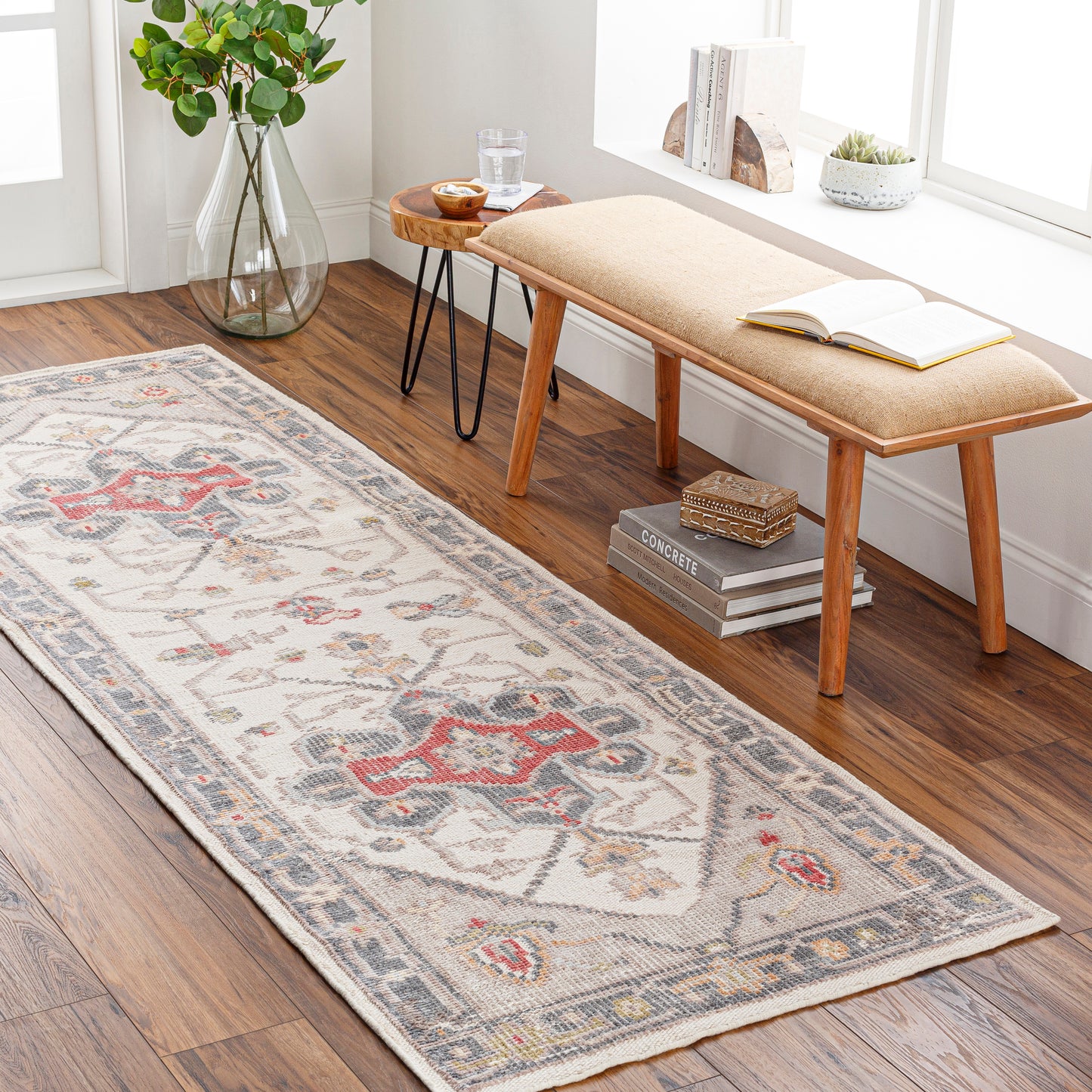 Revere 29314 Hand Knotted Synthetic Blend Indoor/Outdoor Area Rug by Surya Rugs