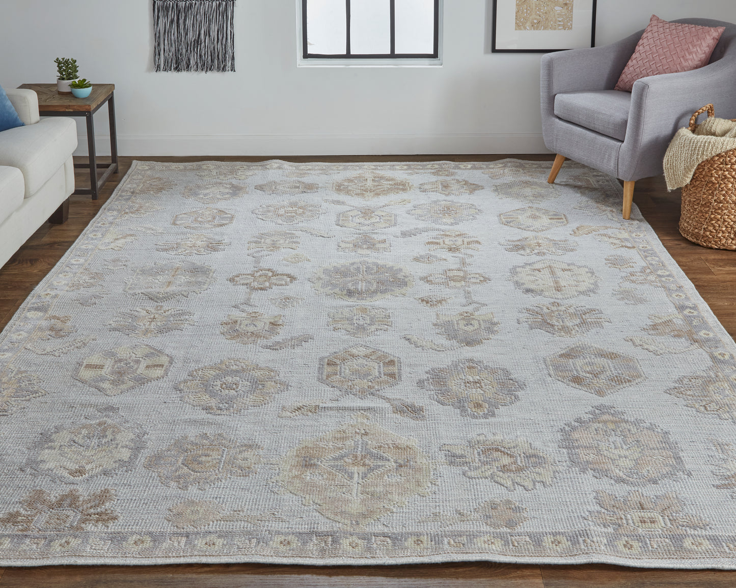 Wendover 6848F Hand Knotted Synthetic Blend Indoor Area Rug by Feizy Rugs