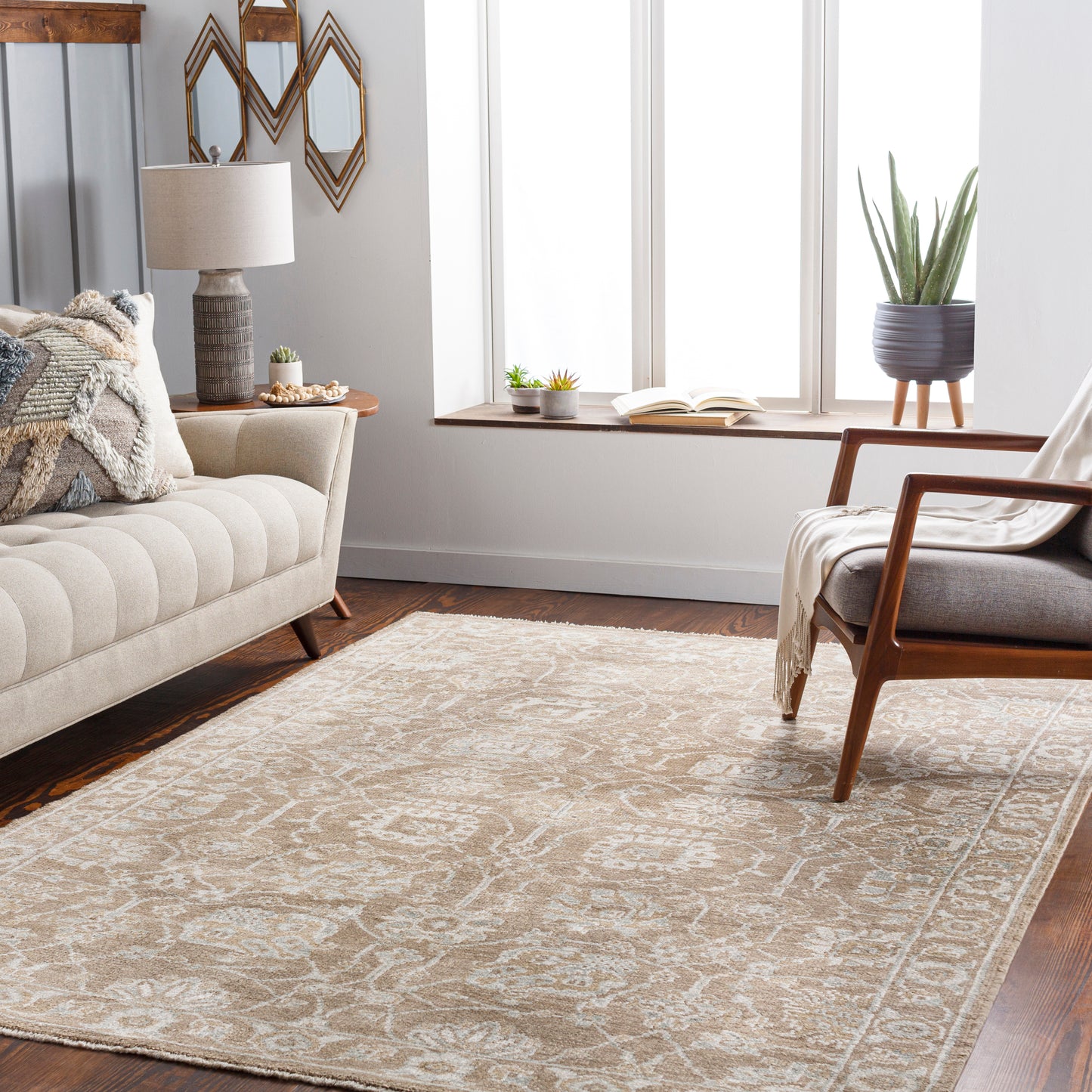 Royal 26039 Hand Knotted Synthetic Blend Indoor Area Rug by Surya Rugs