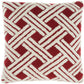 Faux Fur TL901 Synthetic Blend Jaquared Basketweave Throw Pillow From Mina Victory By Nourison Rugs