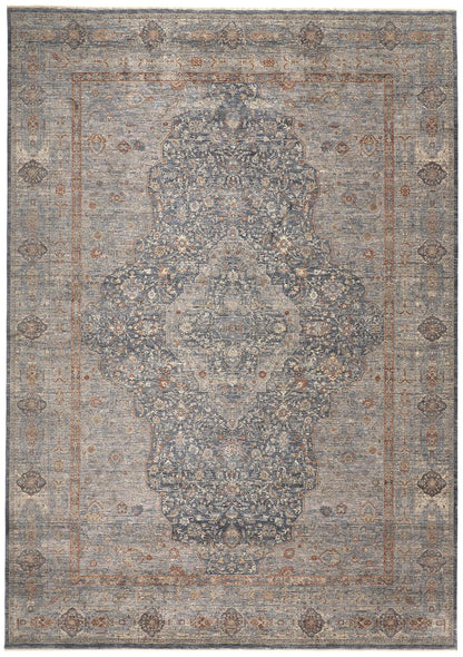 Marquette 3778F Machine Made Synthetic Blend Indoor Area Rug by Feizy Rugs