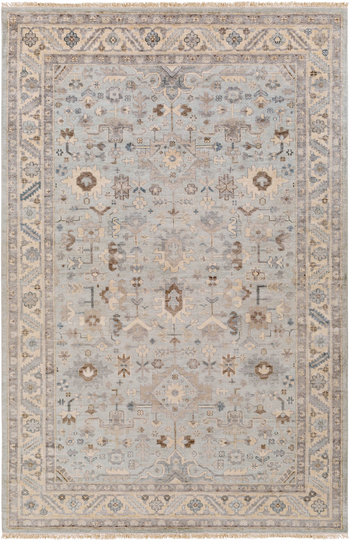 Sabine 22912 Hand Knotted Synthetic Blend Indoor Area Rug by Surya Rugs