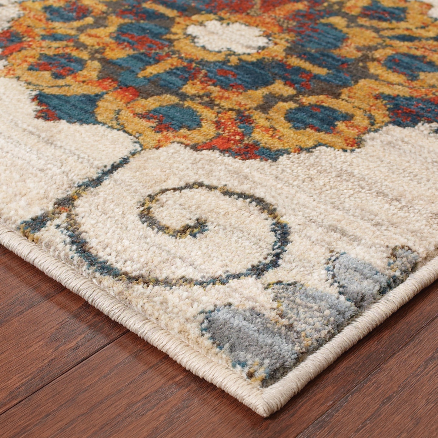 SEDONA Floral Power-Loomed Synthetic Blend Indoor Area Rug by Oriental Weavers
