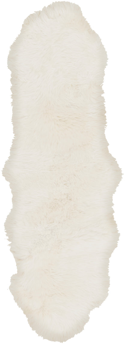 Sheepskin 14325 Hand Crafted Leather Indoor Area Rug by Surya Rugs