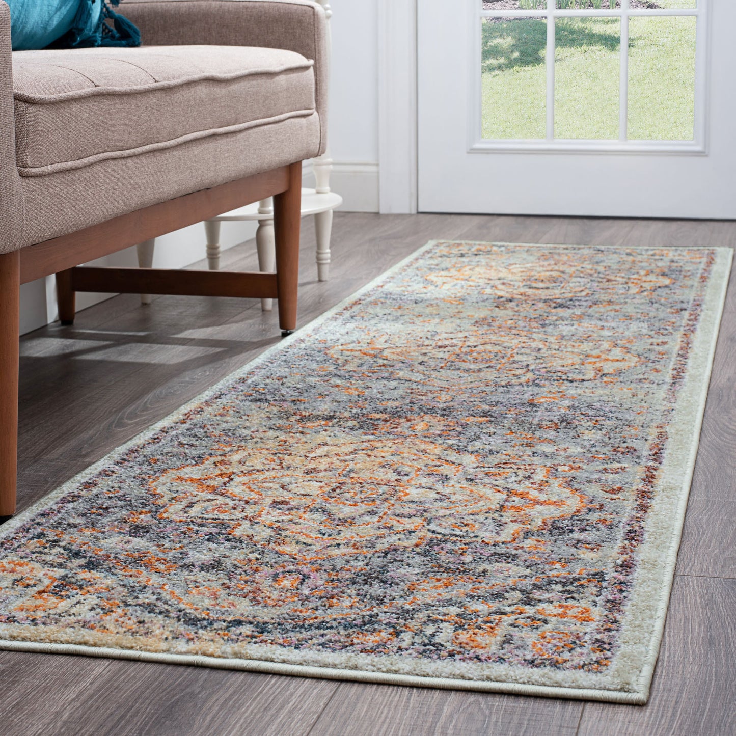 Wakefield-WFL41 Cut Pile Synthetic Blend Indoor Area Rug by Tayse Rugs