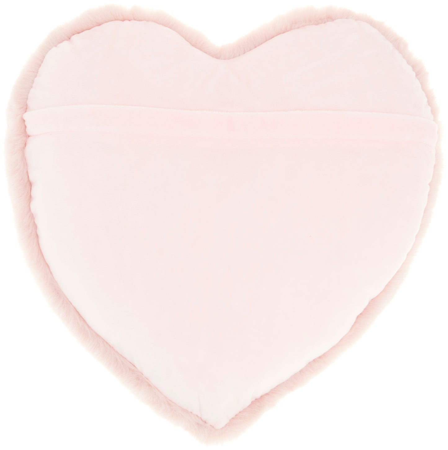 Faux Fur SN103 Synthetic Blend Fx Rabbit Fur Heart Throw Pillow From Mina Victory By Nourison Rugs