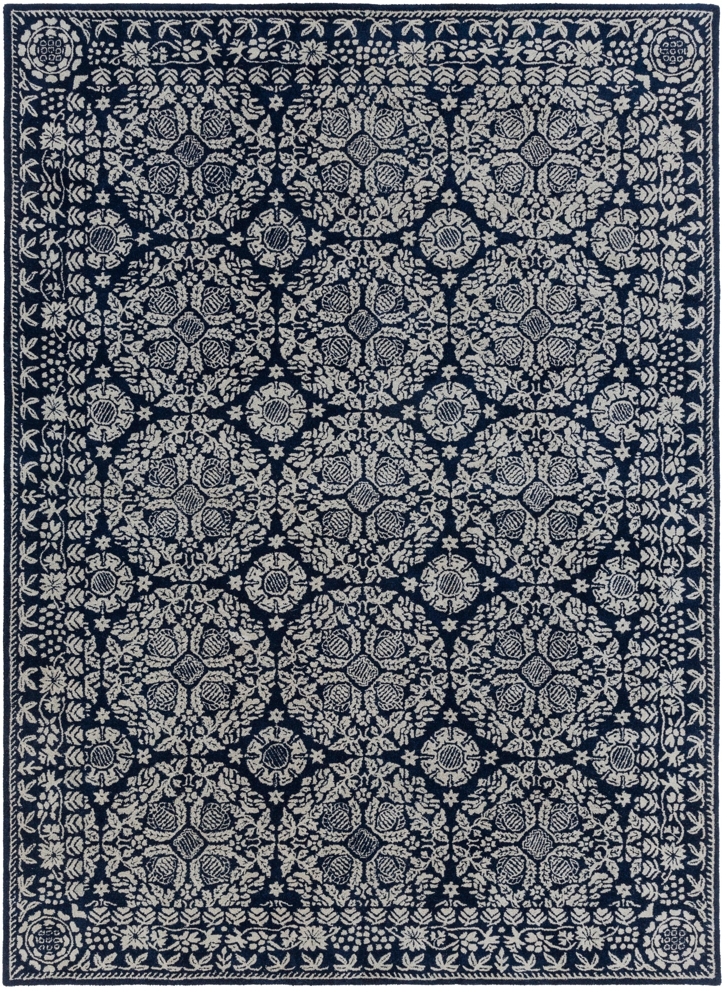 Smithsonian 1582 Hand Tufted Wool Indoor Area Rug by Surya Rugs