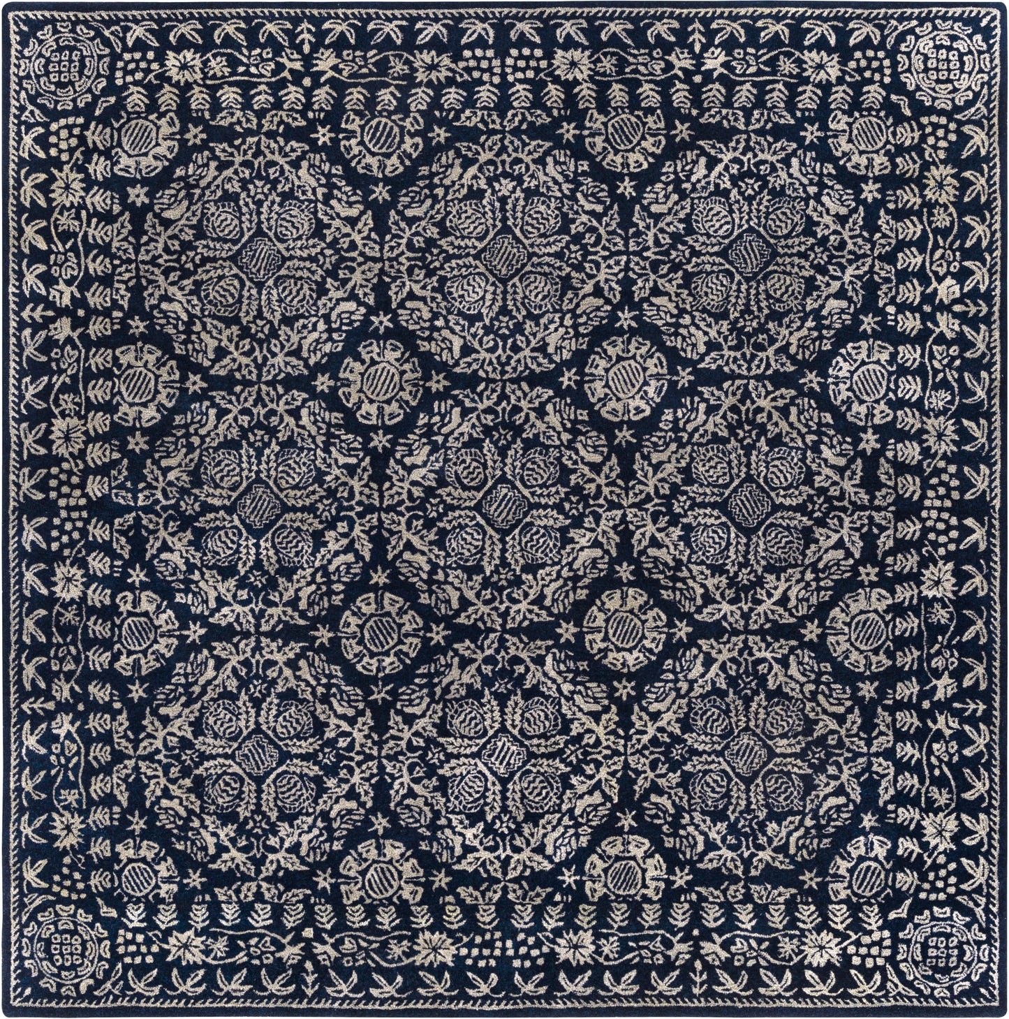 Smithsonian 1582 Hand Tufted Wool Indoor Area Rug by Surya Rugs