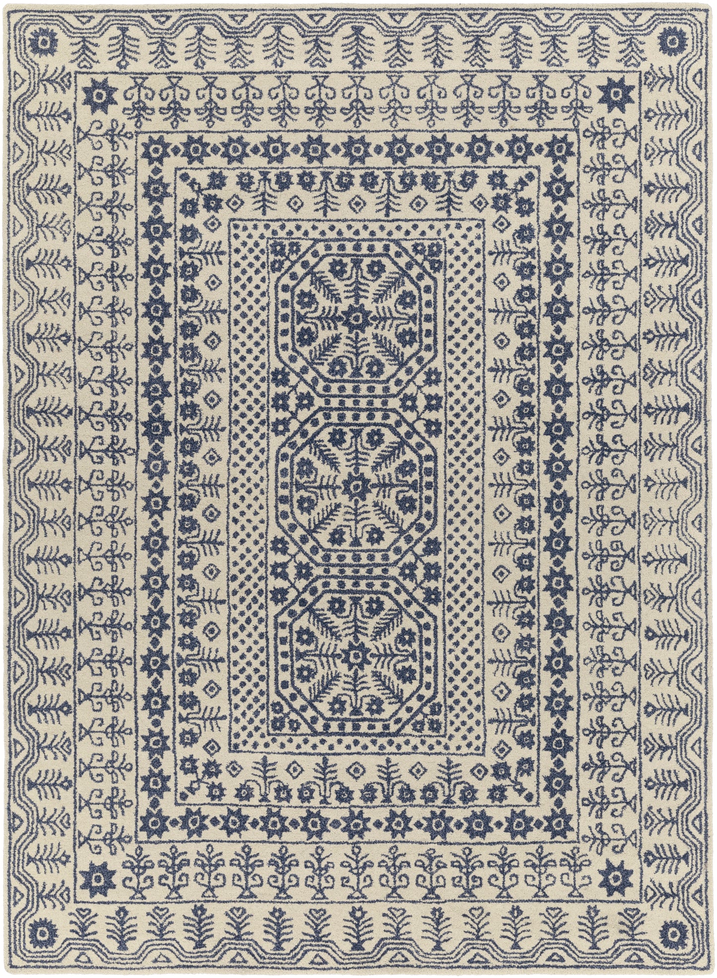 Smithsonian 1583 Hand Tufted Wool Indoor Area Rug by Surya Rugs