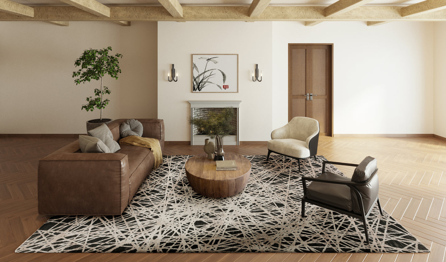 Denizi DZ4 Machine Woven Synthetic Blend Indoor Area Rug by Dalyn Rugs