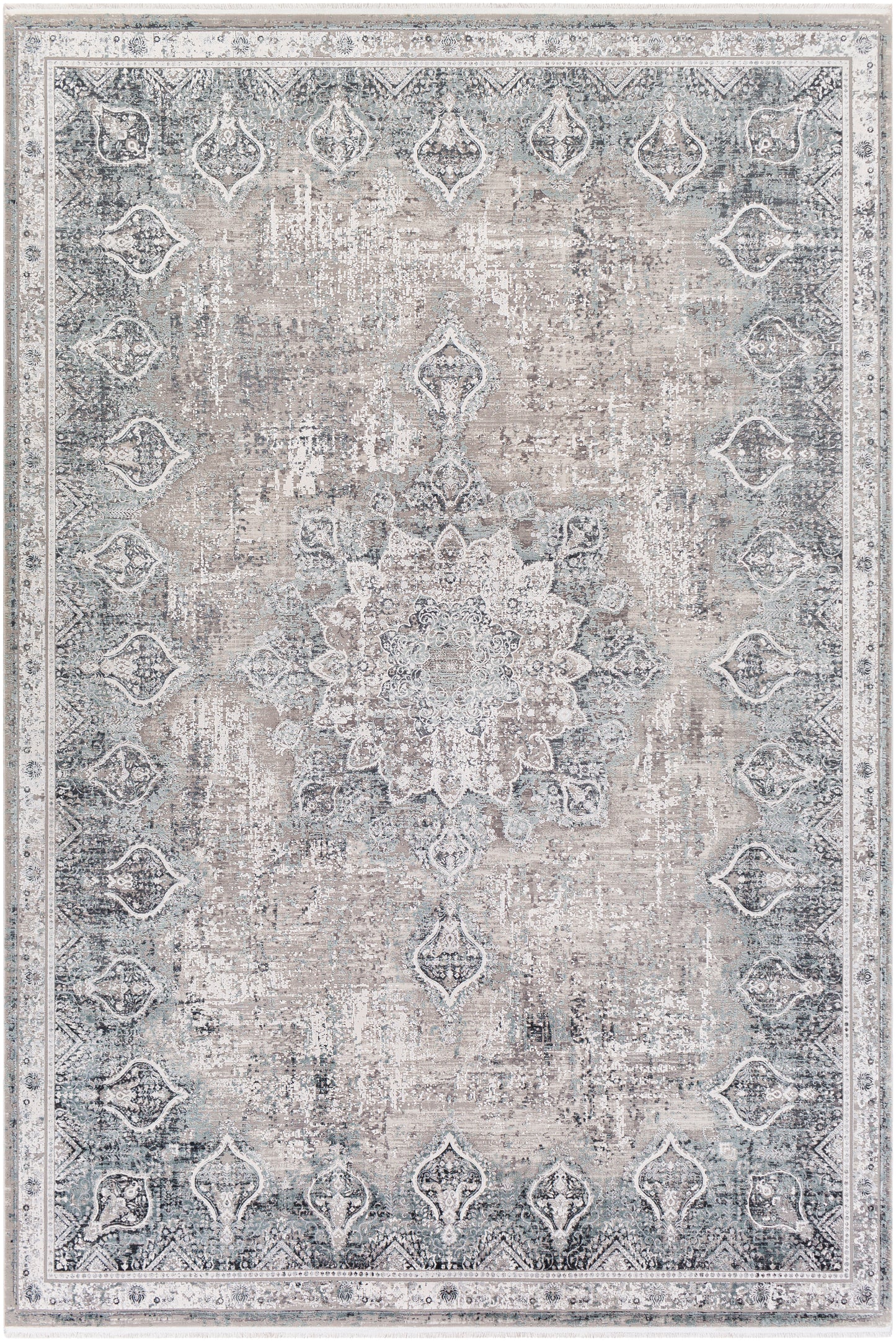 Solar 26137 Machine Woven Synthetic Blend Indoor Area Rug by Surya Rugs