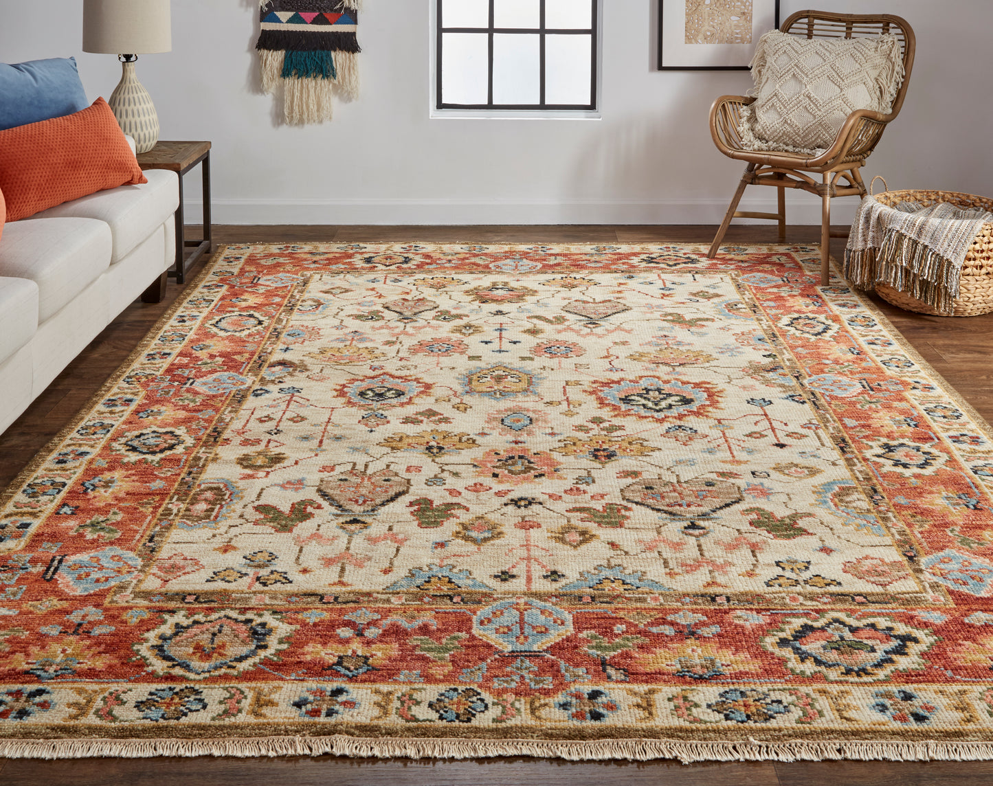 Carrington 6805F Hand Knotted Wool Indoor Area Rug by Feizy Rugs
