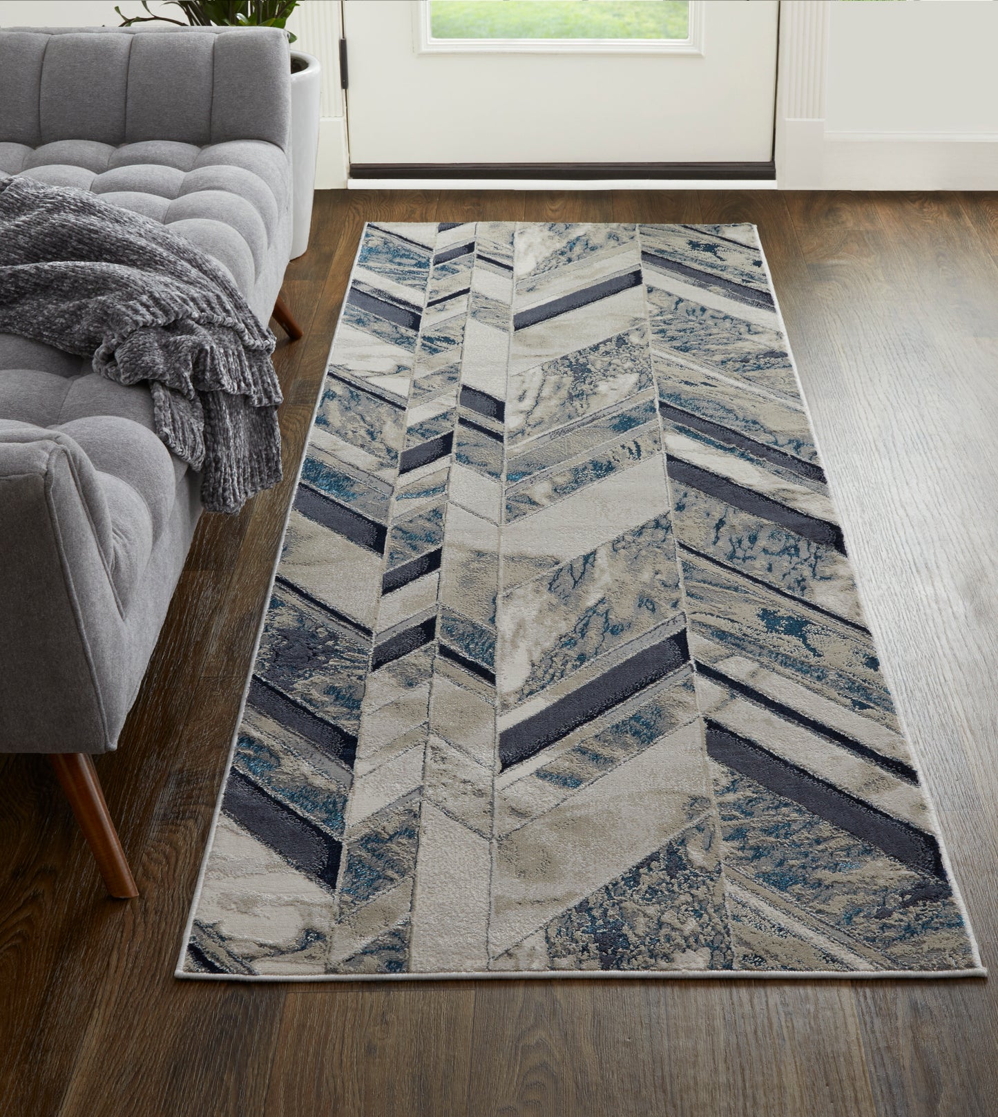 Indio 39H1F Power Loomed Synthetic Blend Indoor Area Rug by Feizy Rugs