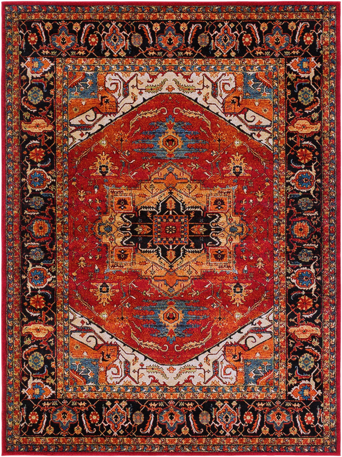 Serapi 19912 Machine Woven Synthetic Blend Indoor Area Rug by Surya Rugs