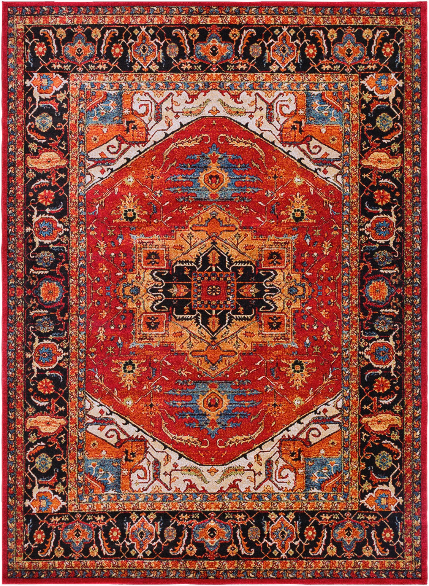 Serapi 19912 Machine Woven Synthetic Blend Indoor Area Rug by Surya Rugs