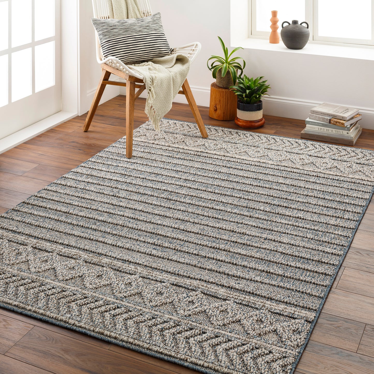 Sarasota 31749 Machine Woven Synthetic Blend Indoor/Outdoor Area Rug by Surya Rugs