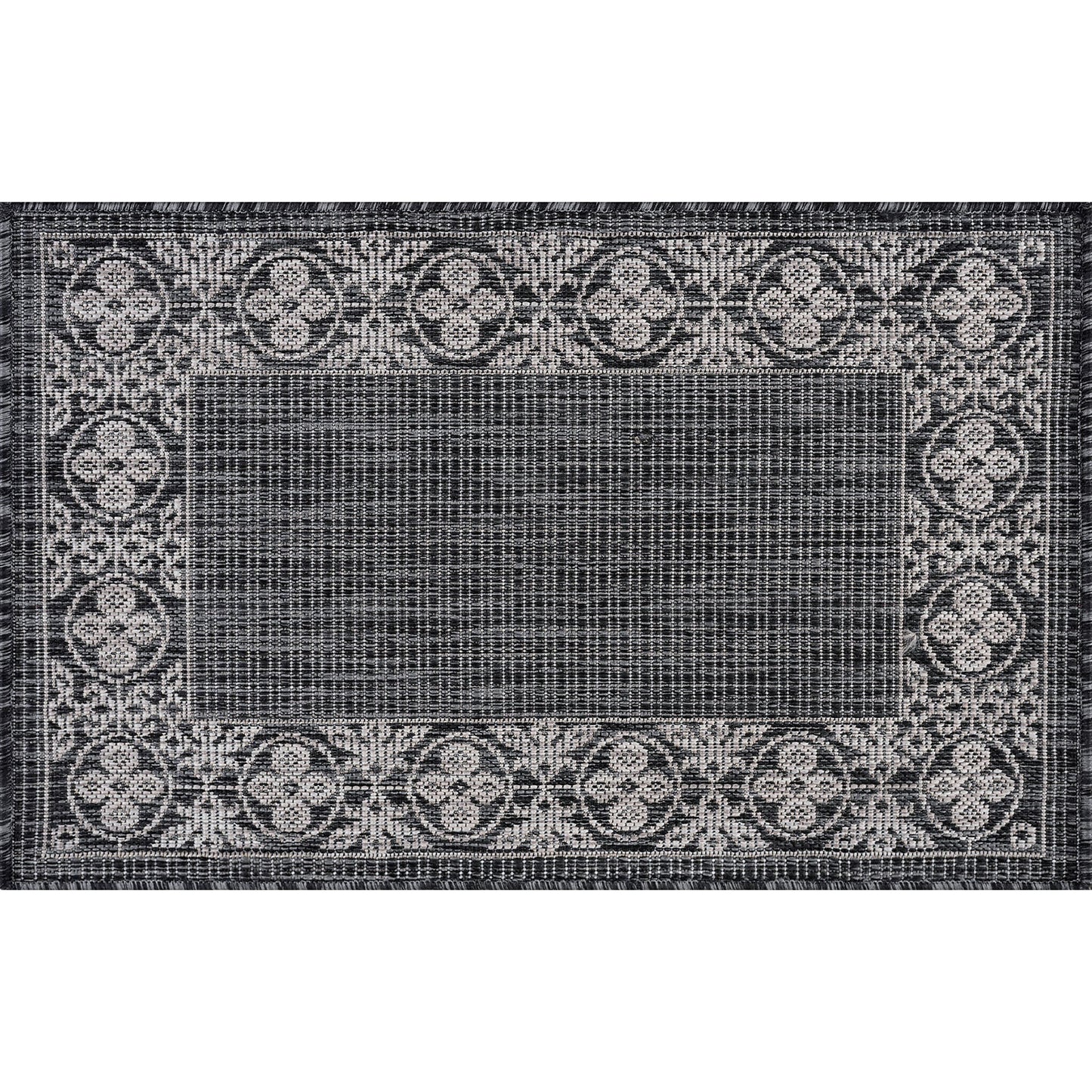 Veranda-VND18 Flat Weave Synthetic Blend Indoor/Outdoor Area Rug by Tayse Rugs