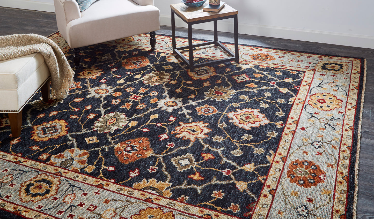 Carrington 6500F Hand Knotted Wool Indoor Area Rug by Feizy Rugs