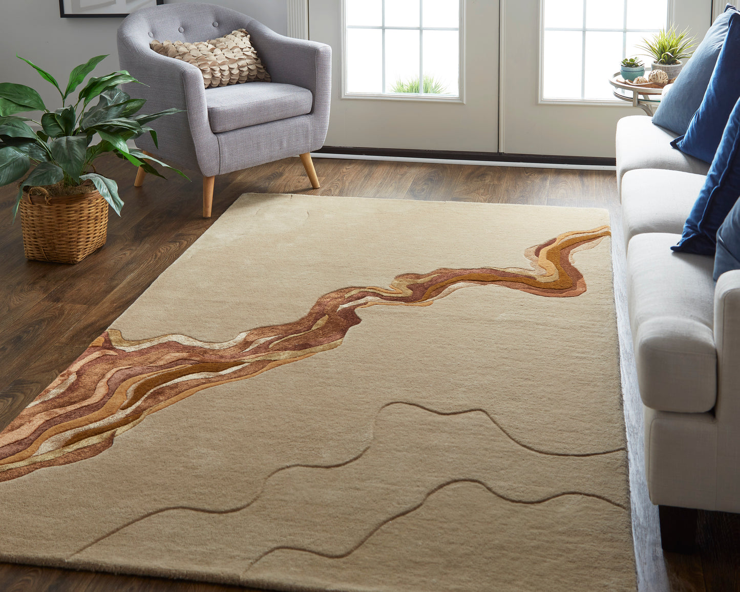 Serrano 8853F Hand Tufted Wool Indoor Area Rug by Feizy Rugs