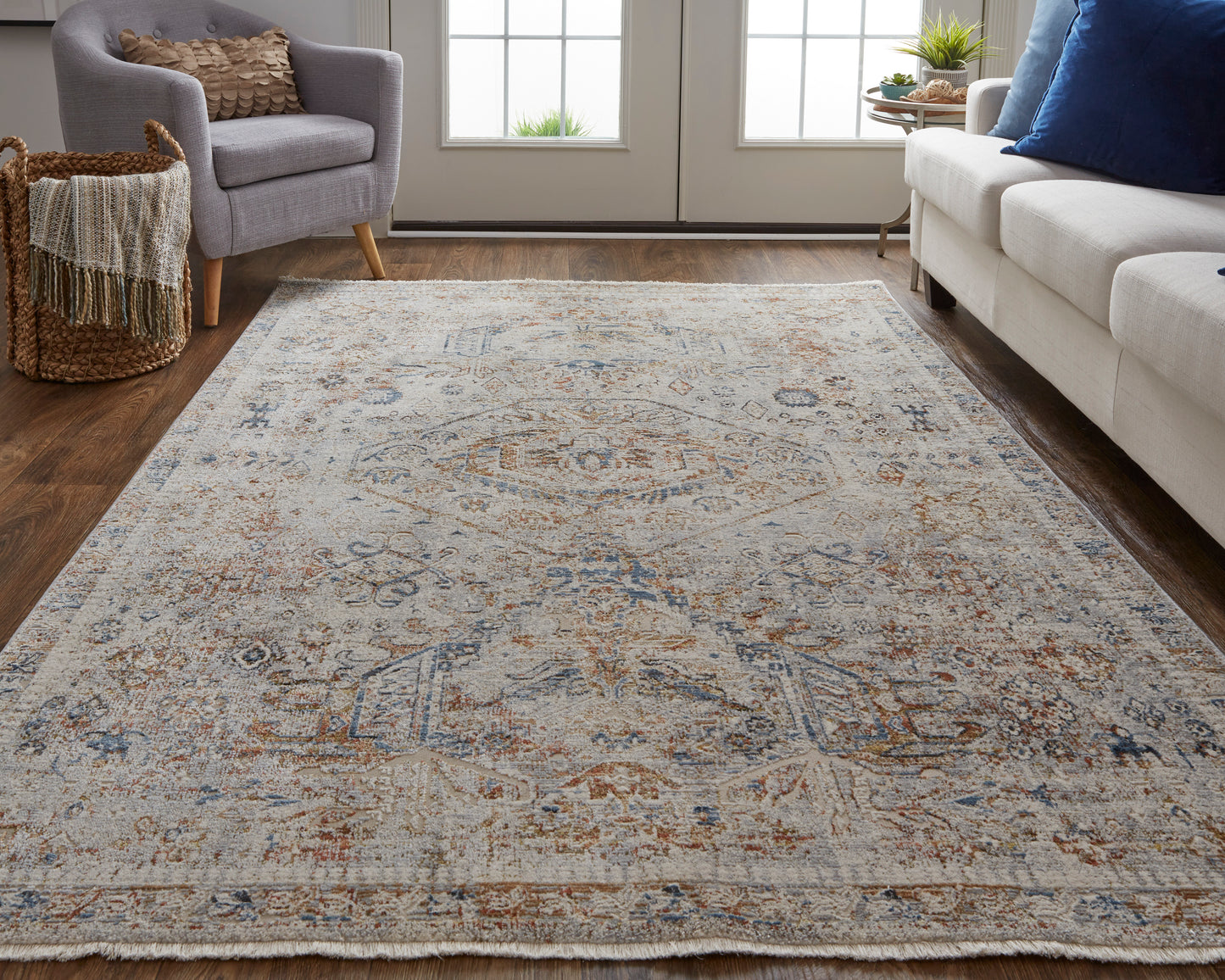 Kaia 39GJF Power Loomed Synthetic Blend Indoor Area Rug by Feizy Rugs