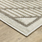 TANGIER Stripe Power-Loomed Synthetic Blend Indoor Area Rug by Oriental Weavers