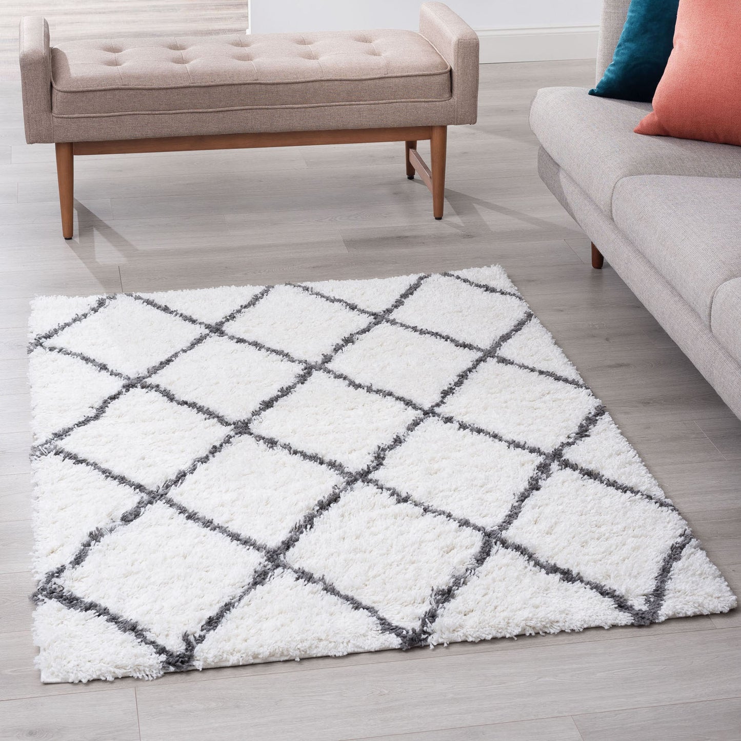 Jersey Shag-JRS11 Cut Pile Synthetic Blend Indoor Area Rug by Tayse Rugs