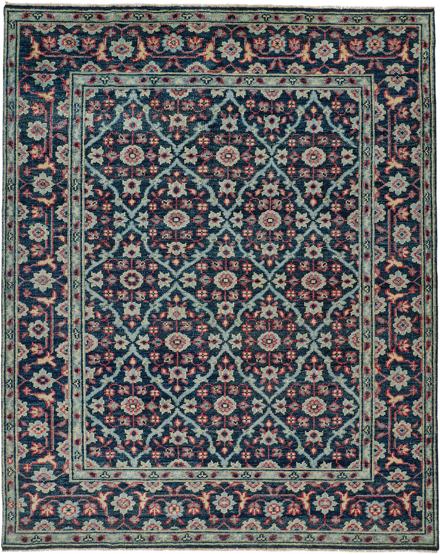 Piraj 6463F Hand Knotted Wool Indoor Area Rug by Feizy Rugs