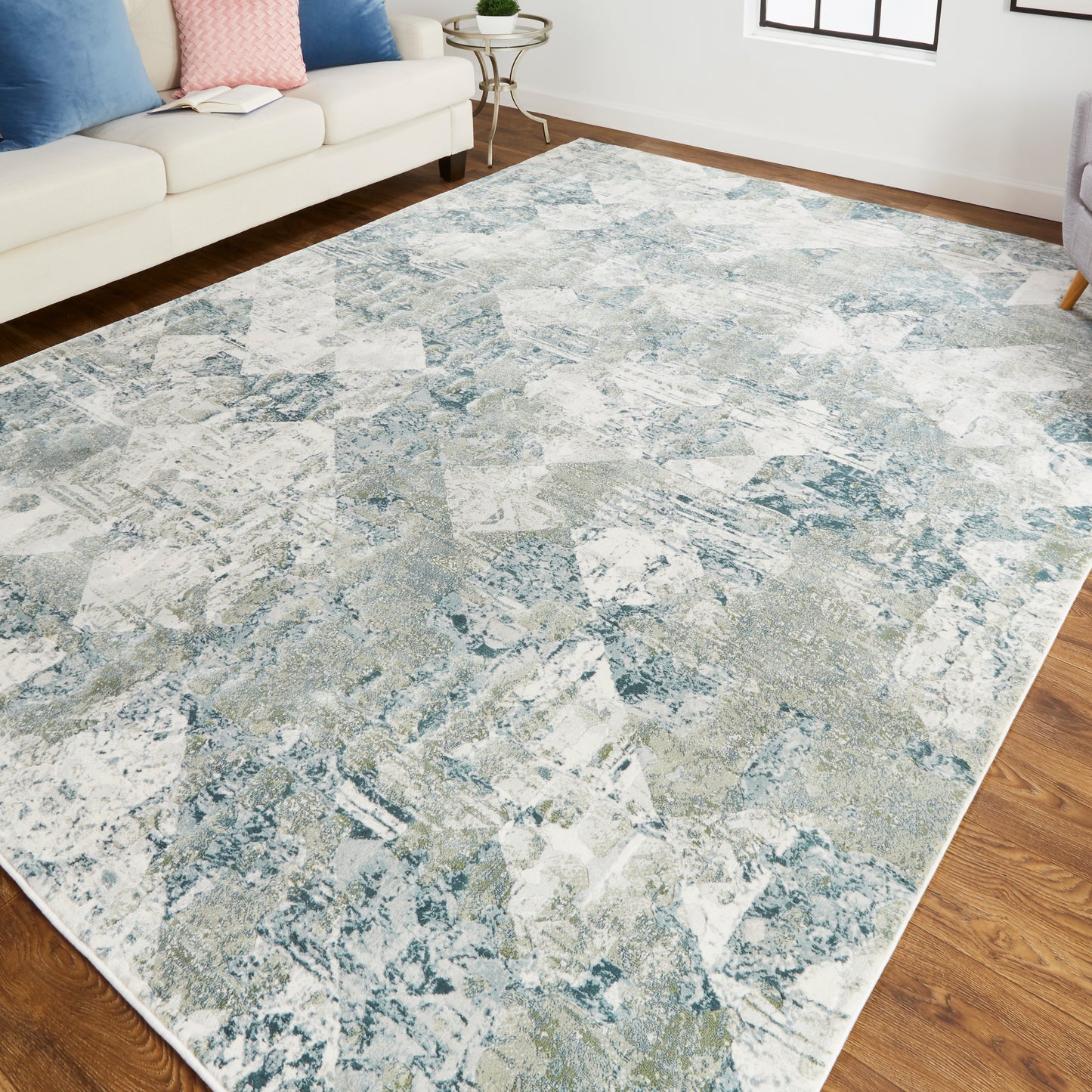 Atwell 3868F Machine Made Synthetic Blend Indoor Area Rug by Feizy Rugs