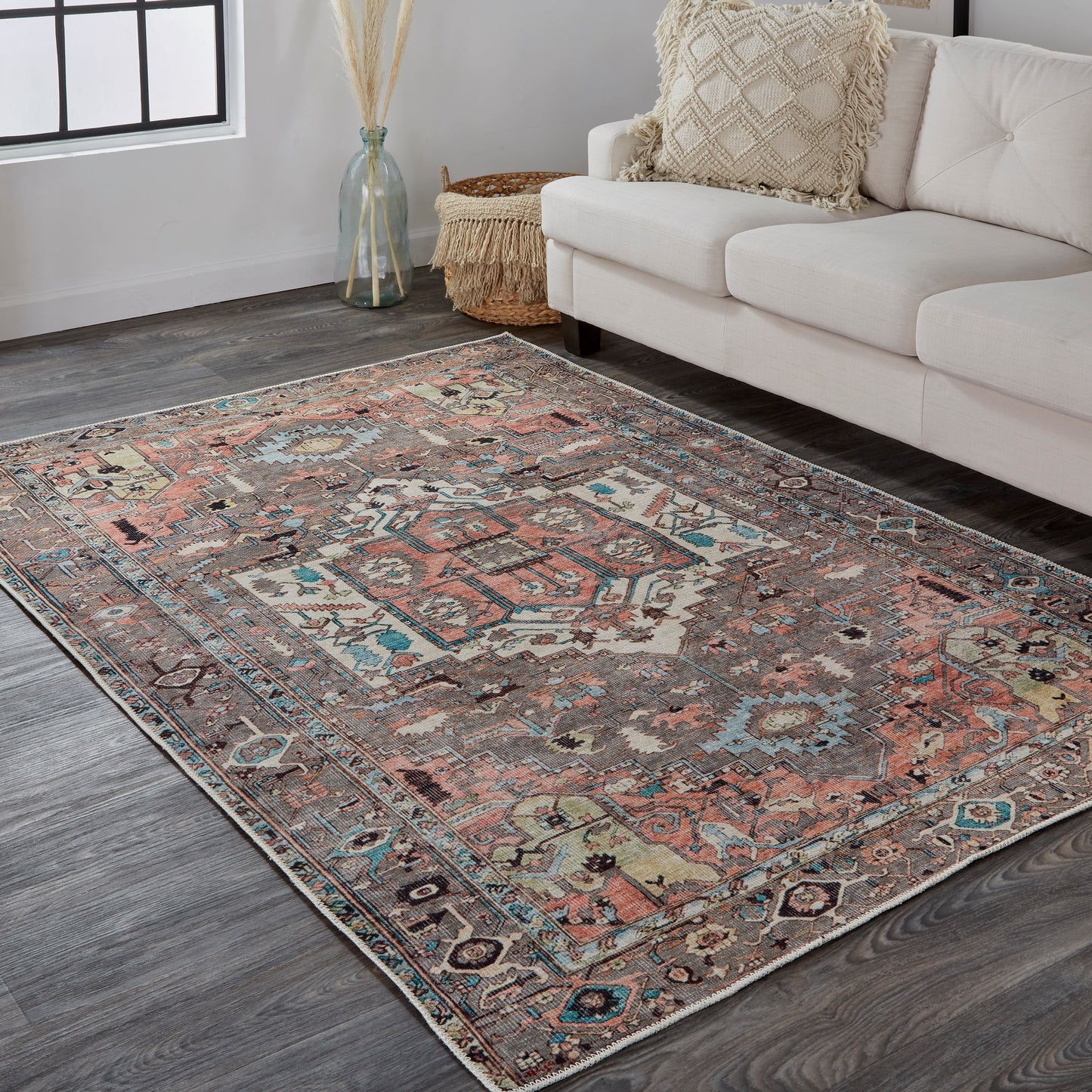 Percy 39AJF Machine Made Synthetic Blend Indoor Area Rug by Feizy Rugs