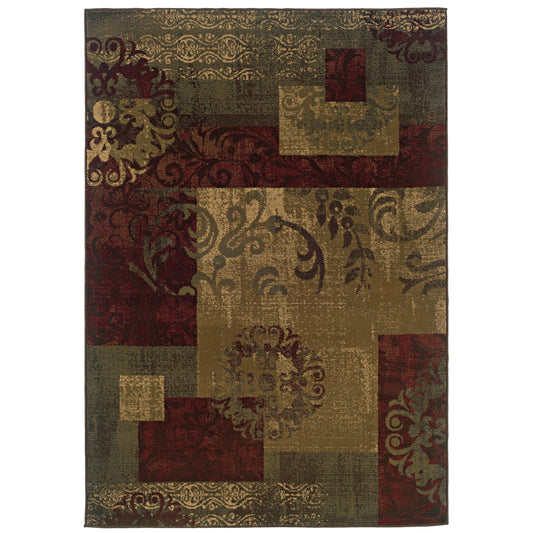 TYBEE Abstract Power-Loomed Synthetic Blend Indoor Area Rug by Oriental Weavers