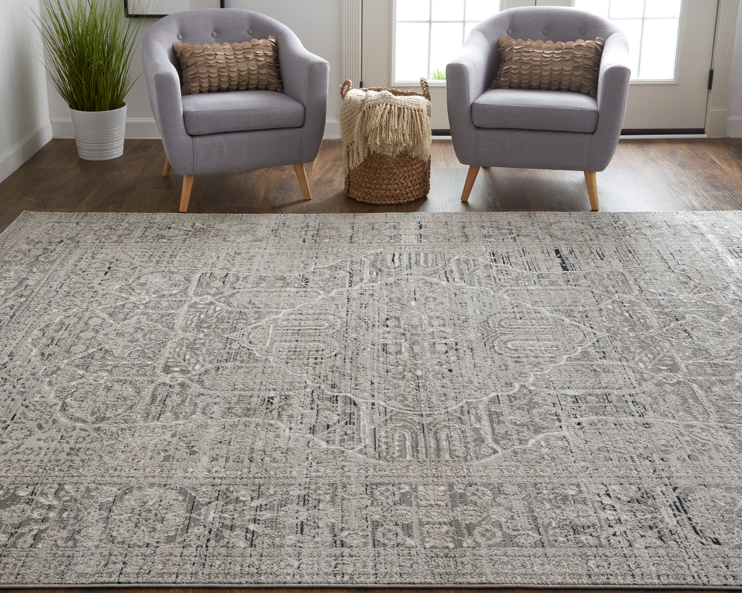 Macklaine 39FRF Power Loomed Synthetic Blend Indoor Area Rug by Feizy Rugs