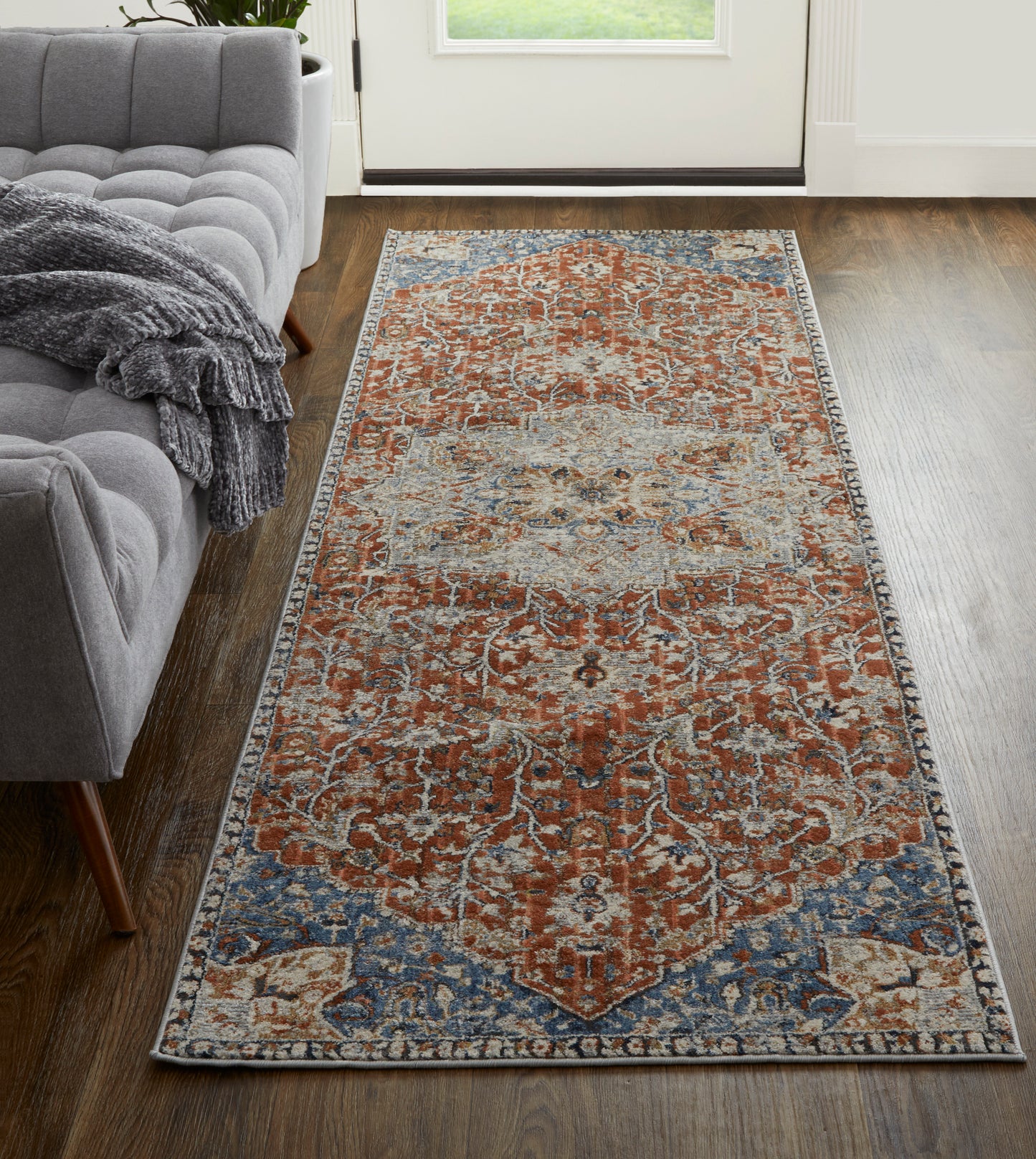 Kaia 39HXF Power Loomed Synthetic Blend Indoor Area Rug by Feizy Rugs