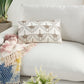 Sofia AZ534 Cotton Beaded Flowers Throw Pillow From Mina Victory By Nourison Rugs