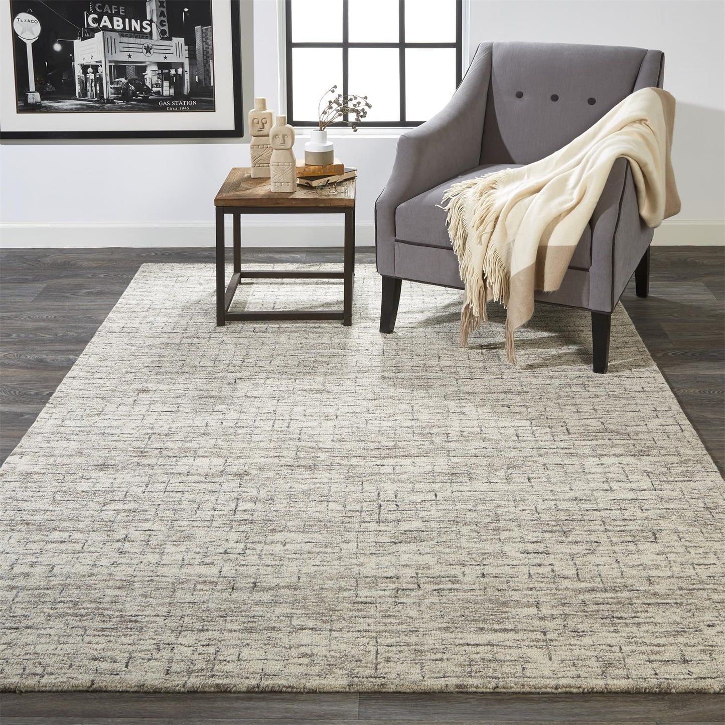 Belfort 8667F Hand Tufted Wool Indoor Area Rug by Feizy Rugs