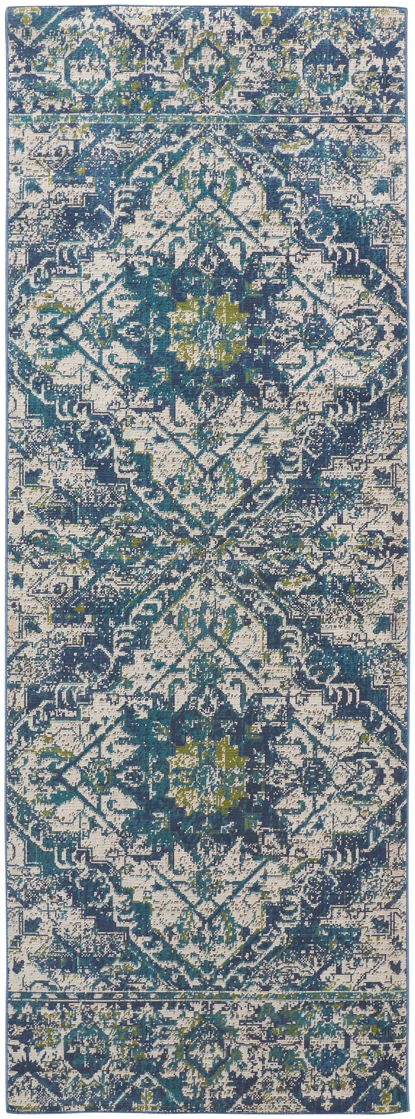 Foster 3760F Machine Made Synthetic Blend Indoor Area Rug by Feizy Rugs