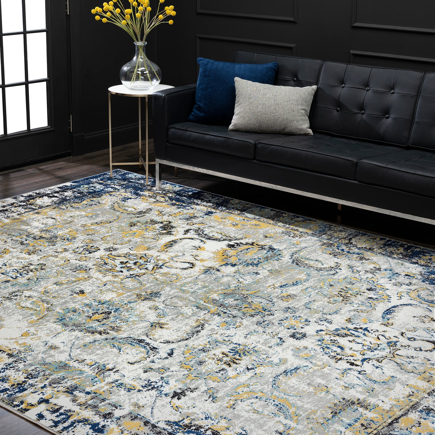 Timeless-TML14 Cut Pile Synthetic Blend Indoor Area Rug by Tayse Rugs