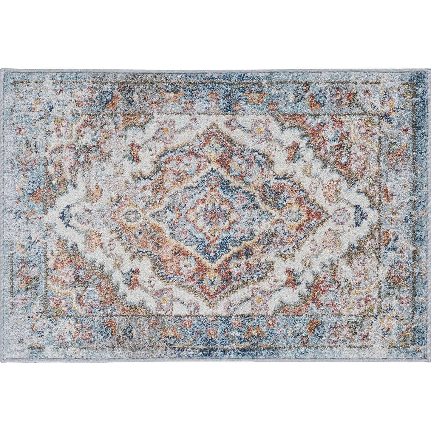 Reina-REI15 Cut Pile Synthetic Blend Indoor Area Rug by Tayse Rugs